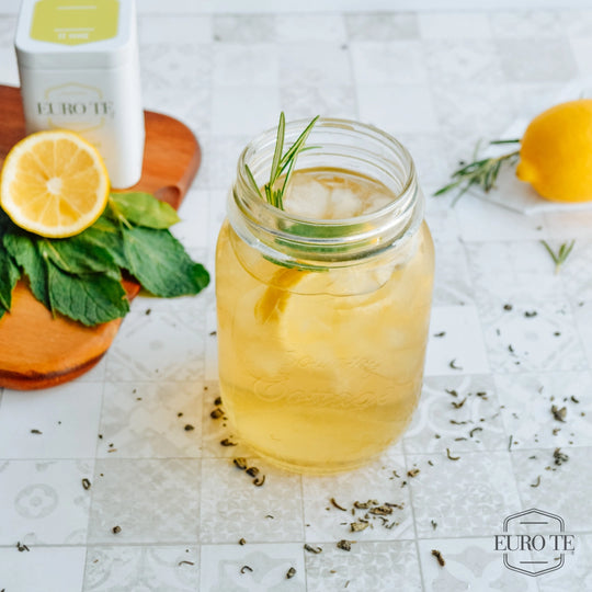 Lemon Mint Green Tea Soda