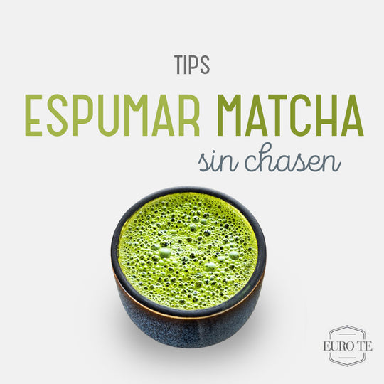 Tip para espumar matcha sin chasen