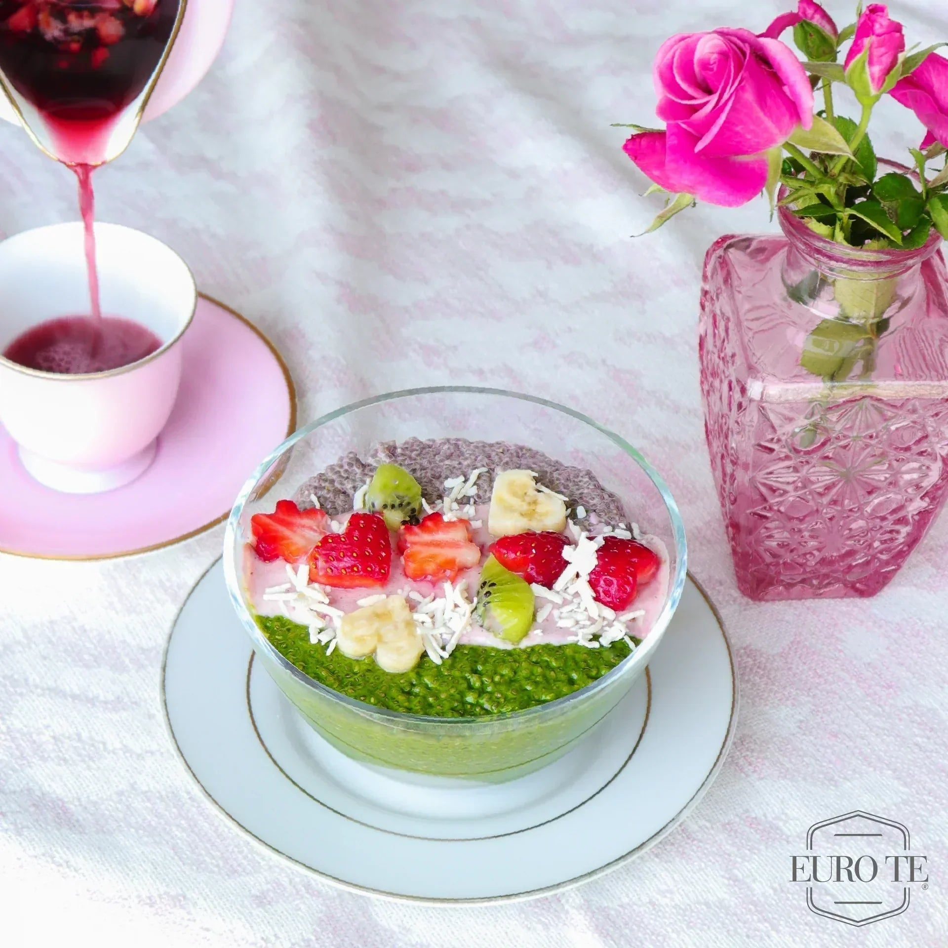 Pink Matcha Bowl