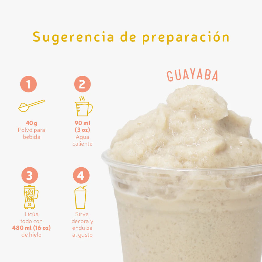 Polvo Vegano EURO TE Guayaba - Polvo para Frappé