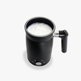 Espumador de Leche Eléctrico Negro de Acero inoxidable con Asa - Espumador