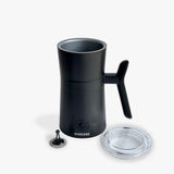 Espumador de Leche Eléctrico Negro de Acero inoxidable con Asa - Espumador
