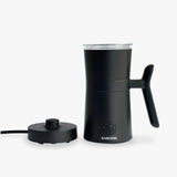 Espumador de Leche Eléctrico Negro de Acero inoxidable con Asa - Espumador