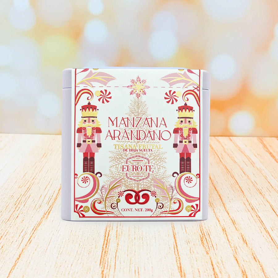 Lata Navideña Manzana Arándano - Regalo