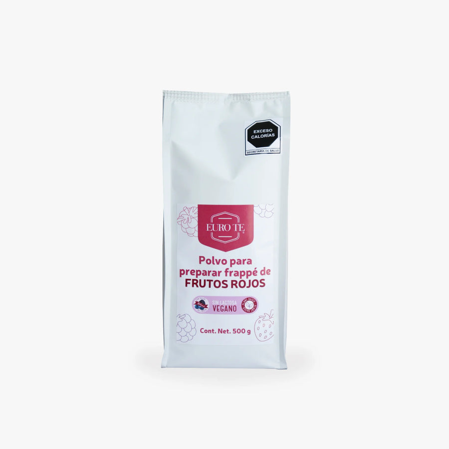 Polvo Vegano EURO TE Frutos Rojos - Polvo para Frappé