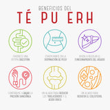 Tableta de Pu erh blanco Pavo Real - Té pu erh Premium