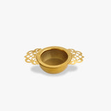 Colador Infusor Flor Dorado con Base - Infusor