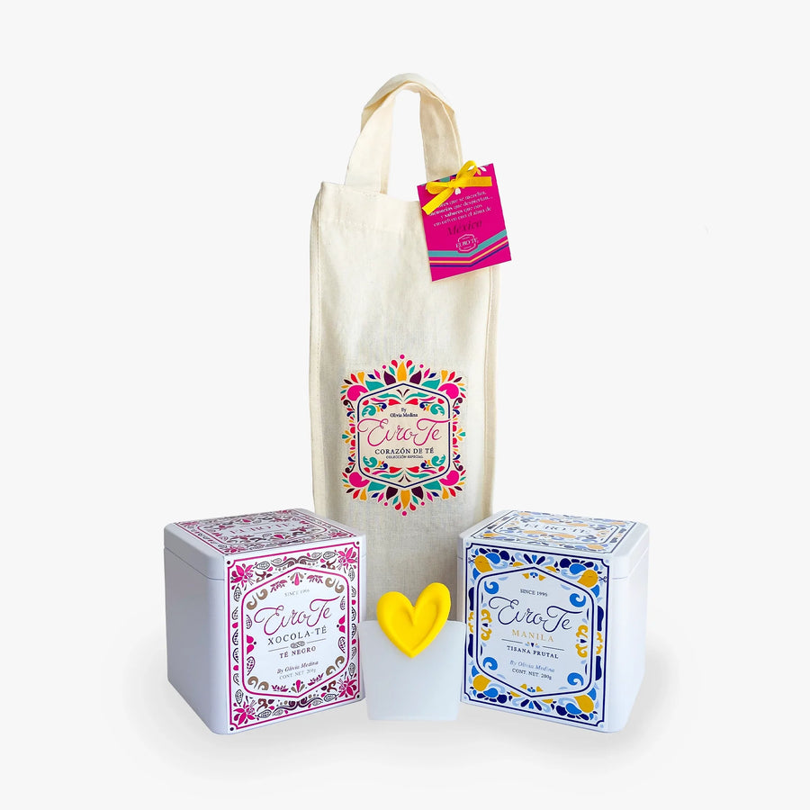 Regalo Talavera - Colección Corazón de Té
