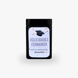 Lata de Té Negro – Recuerdo Personalizado para Graduación