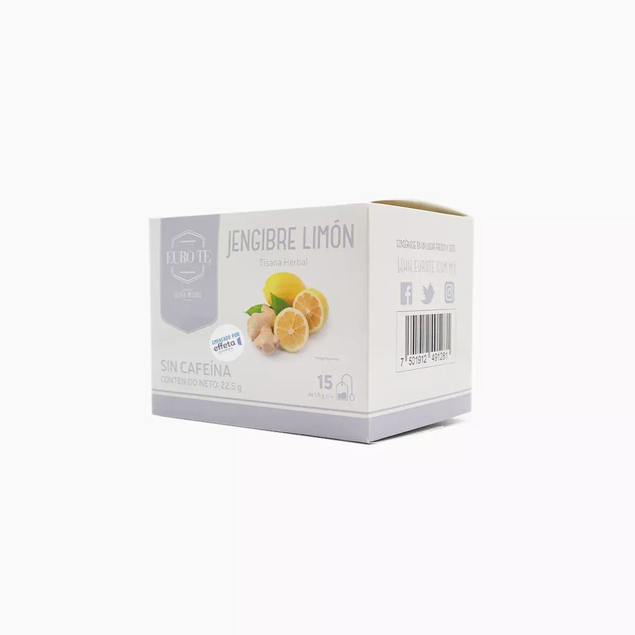Jengibre Limón en bolsita - Bolsitas de Té