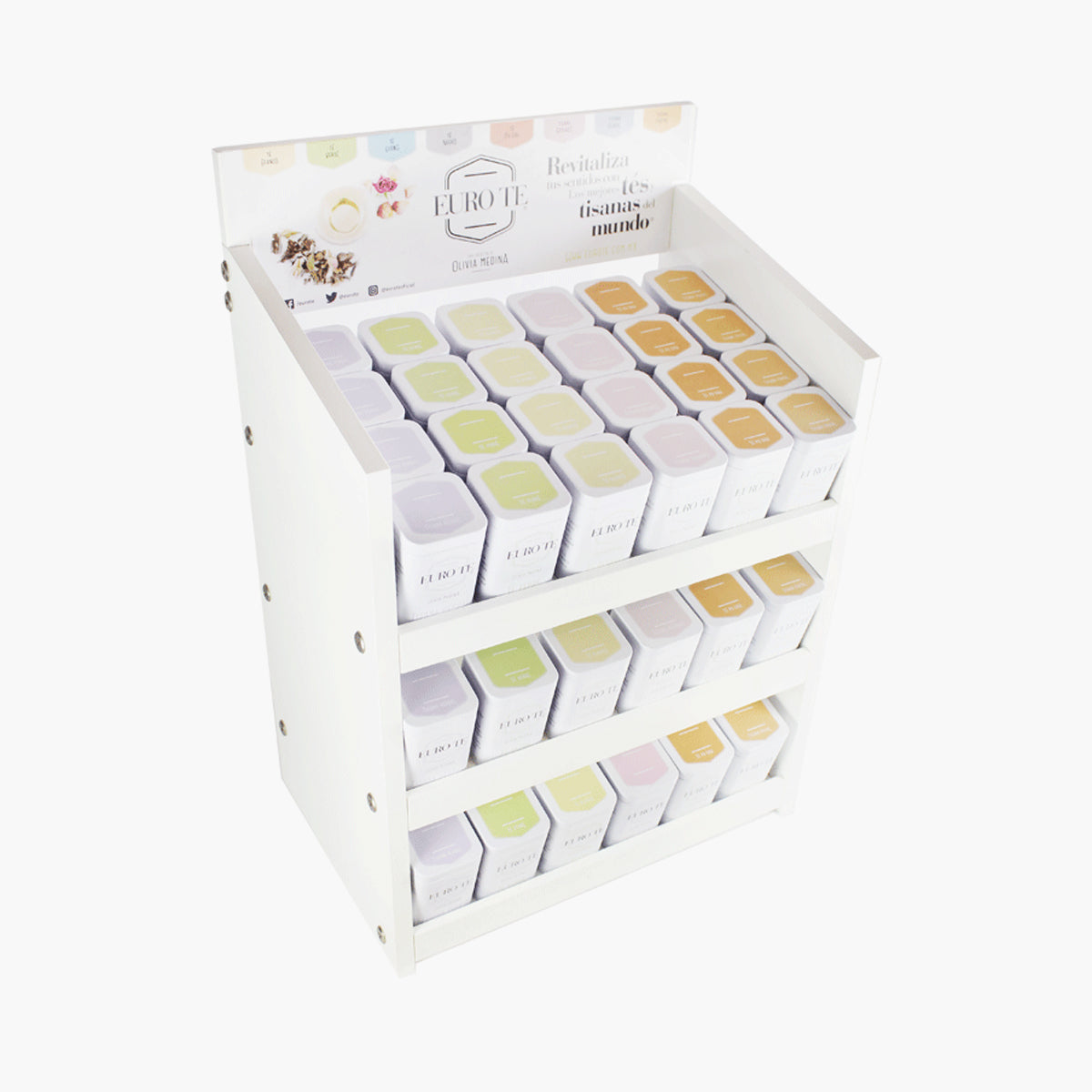 Exhibidor 72 latas (mueble) - Exhibidor